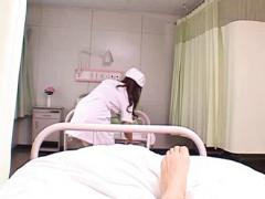 Jav Asian Nurse Has Pussy Rubbed By Horny Doctor On His Office