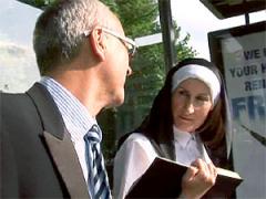 Filthy British Nun Enjoys A Good Rough Stuffing By Jimslip
