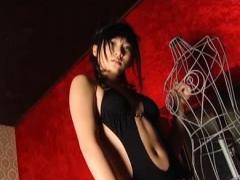 Ayane Chika Asian Is Simply Amazing In Black Fishnet And Lingerie