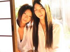 Yukari Nakai Asian In White Stockings And Uniform Looks At Mirror