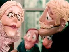 Seventies Puppets Thinking Of A Dirty Movie For Some Money