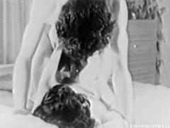 Vintage Porn Video Of An Older Mature Woman Getting Fucked On Her Bed By A Younger Bo