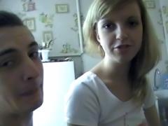 Shy Teen Looks Very Nervous At A Guy Who Wants To Fuck Her.