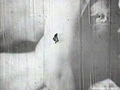Vintage Porno Video Clips Of A Man Intruding Into Woman