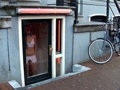 Horny Tourist Fucks This Amsterdam Hooker Behind Her Window