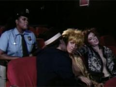 Police Cop Sucking A Big Solid Penis In A Movie Theater
