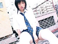 Shoko Mimura Asian Is So Bad In Fishnet Stockings And Corset