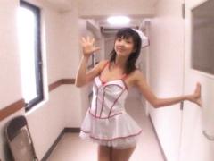 Aki Hoshino Asian Is Sexy Nurse Wandering Through Hospital Rooms
