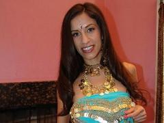 Slim Small Tit Indian Dancer Aruna Stuffs Her Mouth Full Of ...