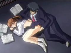 Anime - Hentai Kogal Banged At The Library