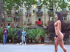 Susy Gala Busty Is Public Bound And Put On Display By Tina K...