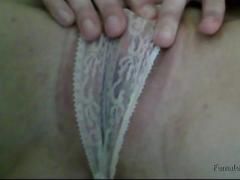 Brunette Self Filming MILF Has Real Orgasms In Her Panties