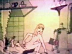 Fifties Cartoons Getting Dirty In The Dark Dangerous Woods
