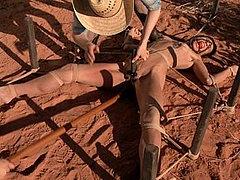 Amber Rayne Playing Bdsm And Bondage Games Outdoors In Wild ...