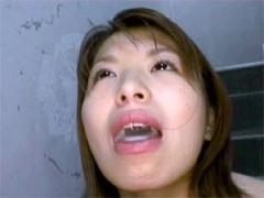 Slutty Japanese Teen Plays With The Cumload In Her Mouth