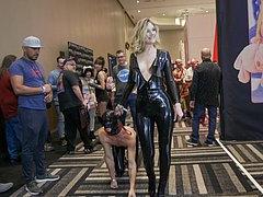 Mona Wales Latex Femdom Strapons And Public Degrades Masked ...