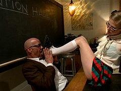 Penny Pax Dominant Schoolgirl Cuckolds Her Teacher In The Cl...