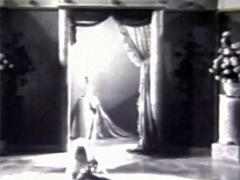 A Horny And Vintage Sweetie Dancing With A Veil On Stage