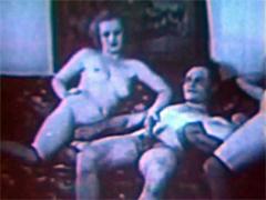 Two Hairy Ladies From The Thirties Enjoy Getting Fucked Hard...