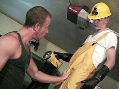 Muscle Bound Construction Worker Brent Banes Gets Tooled By ...