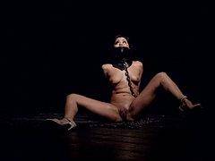 Mia Austin Helpless Chained In A Dark Dungeon And Made To Or...