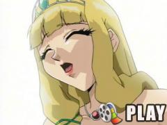 Blonde Anime Princess Gets Her Tight Virginhole Split Up By ...