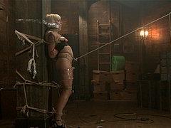 Elyssa Greene Blonde Is Rope Hogtied And Toy Fucked With A D...