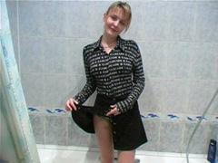 Naughty Teen With A Gorgeous Bust Caught Peeing