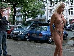 Sophie Logan German Babe Bound And Fucked In Public With Mal...