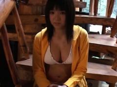 Ai Shinozaki Asian Busty In Bath Suit Is Ready For Soap Balloons