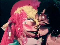 Seventies Puppets Thinking Of A Dirty Movie For Some Money
