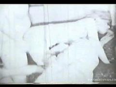 Vintage Group Fucking Orgy Video Where A Girl Sucks Dick Of One Guy While Other Boy F