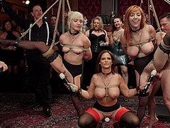 Eliza Jane And Lauren In Bdsm Training During Folsom Orgy Pa...