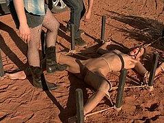 Amber Rayne Playing Bdsm And Bondage Games Outdoors In Wild ...