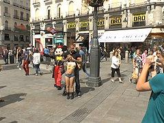 Aris Dark Spanish Babe Fucked And Public Humiliated In Madri...