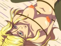 Tied Blonde Hentai Babe Gets Her Tight Asshole Pounded