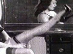 The Betty Page Getting Ready For A Nice Striptease Show